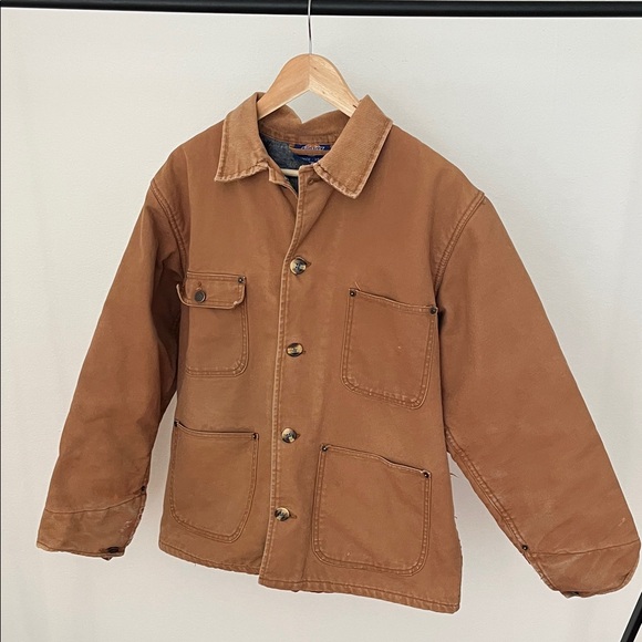 Dickies Other - Vintage Dickies Canvas Chore Jacket Coat Mens Medium. Blanket Lined